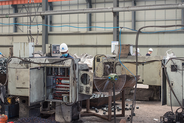 珠海网架配件-锥头加工车间